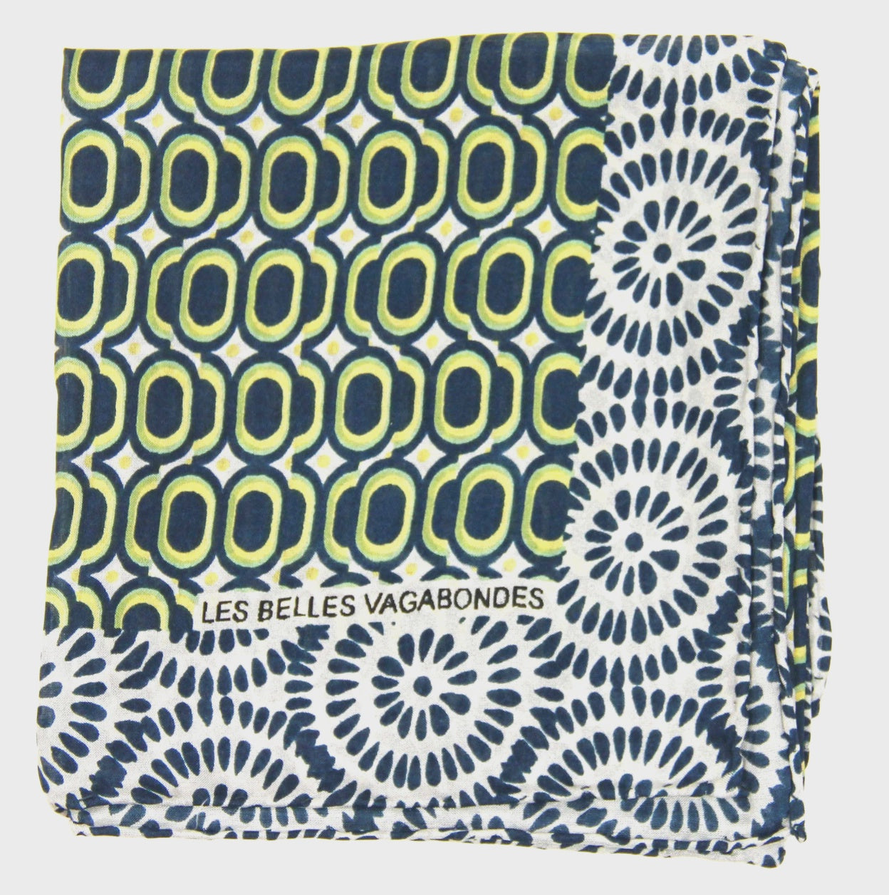 Mini Tempo Marine Silk Scarf