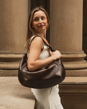 Cleo Shoulder Bag- Chocolate - Presence Hamilton
