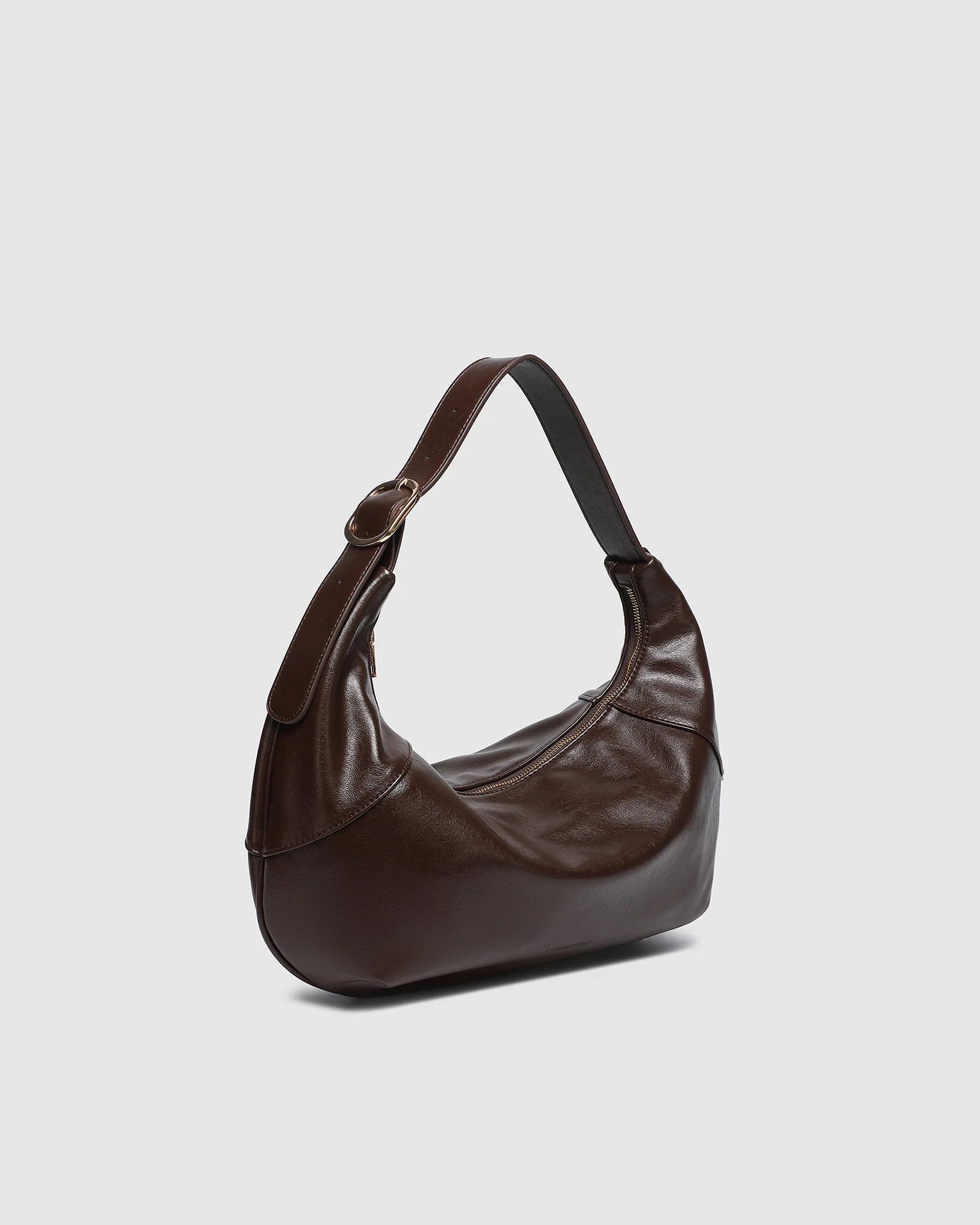 Cleo Shoulder Bag- Chocolate - Presence Hamilton