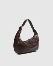 Cleo Shoulder Bag- Chocolate - Presence Hamilton