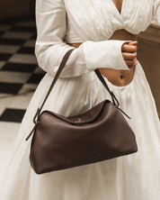 Nicole Handbag- Chocolate - Presence Hamilton