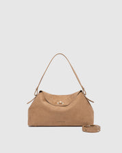 Nicole Suedette Handbag- Honey - Presence Hamilton