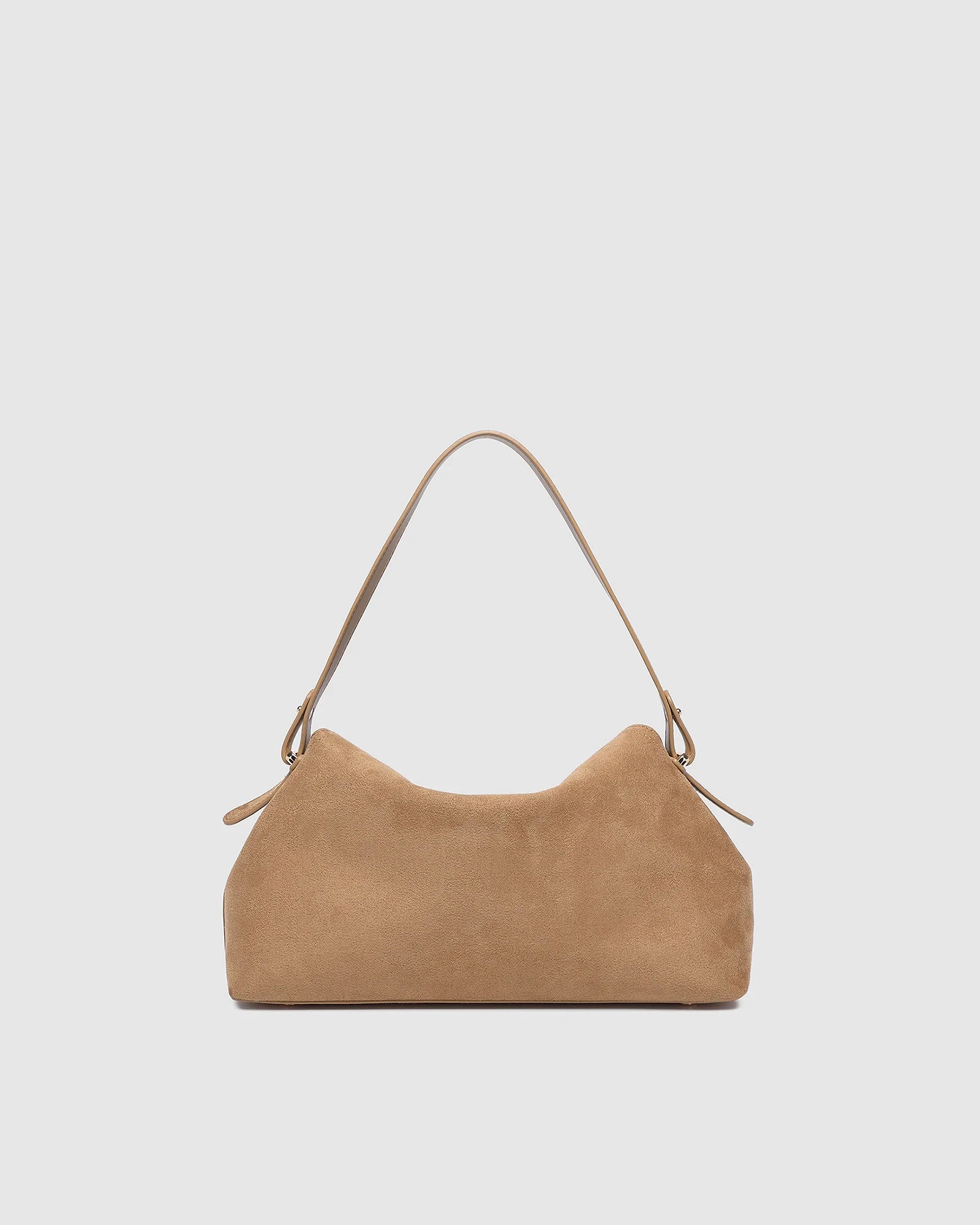 Nicole Suedette Handbag- Honey - Presence Hamilton