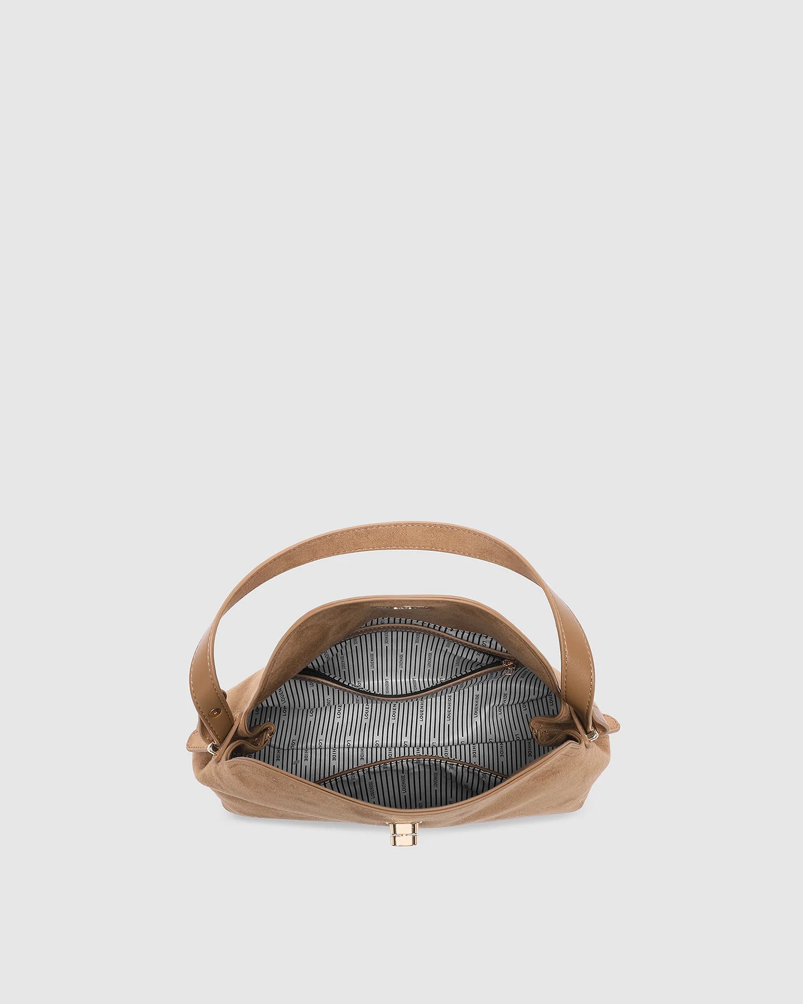 Nicole Suedette Handbag- Honey - Presence Hamilton
