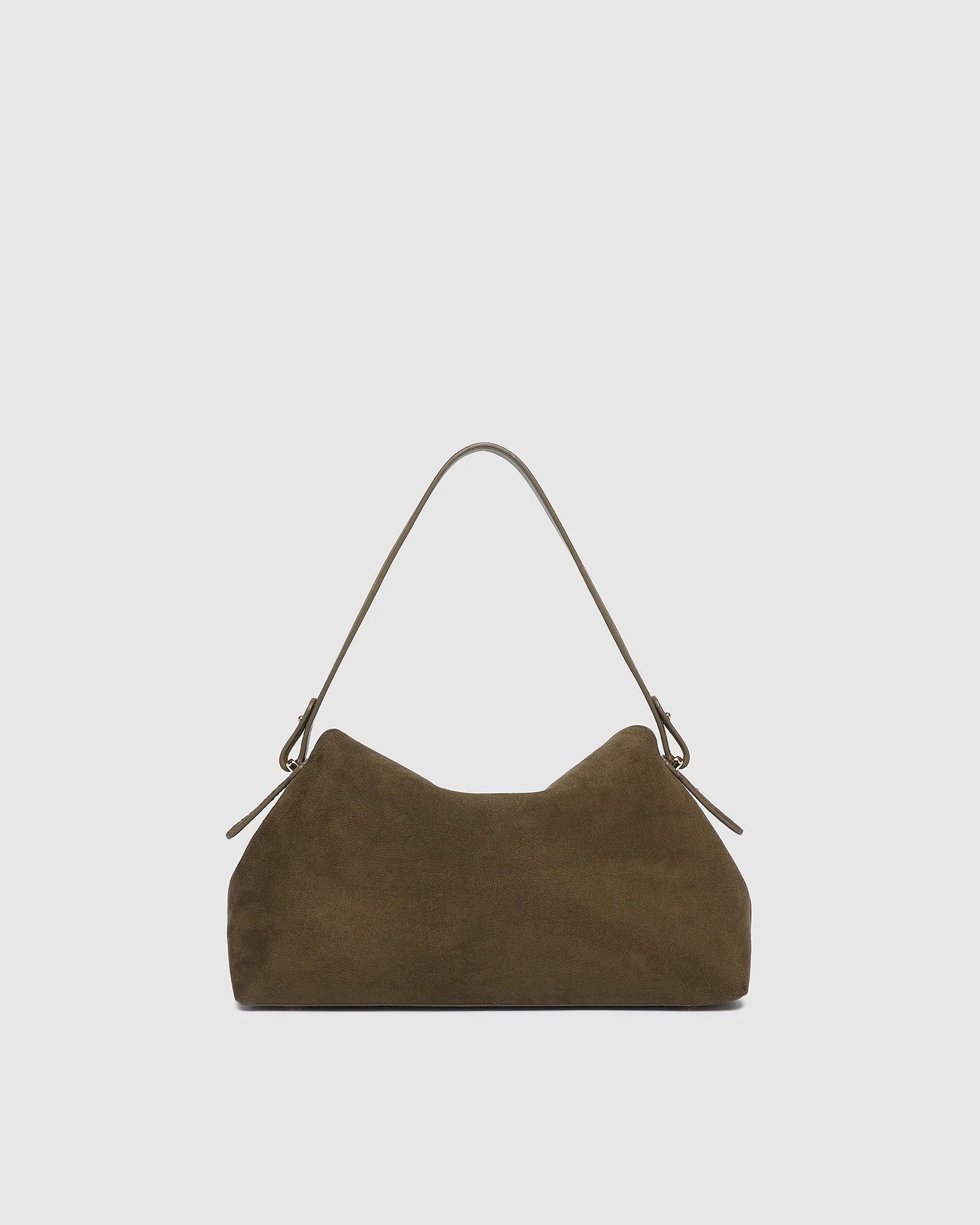 Nicole Suedette Handbag- Olive - Presence Hamilton