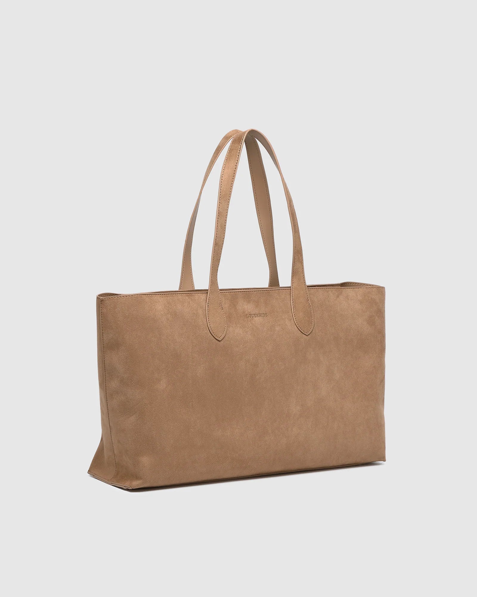 Elke Suedette Tote Bag- Honey