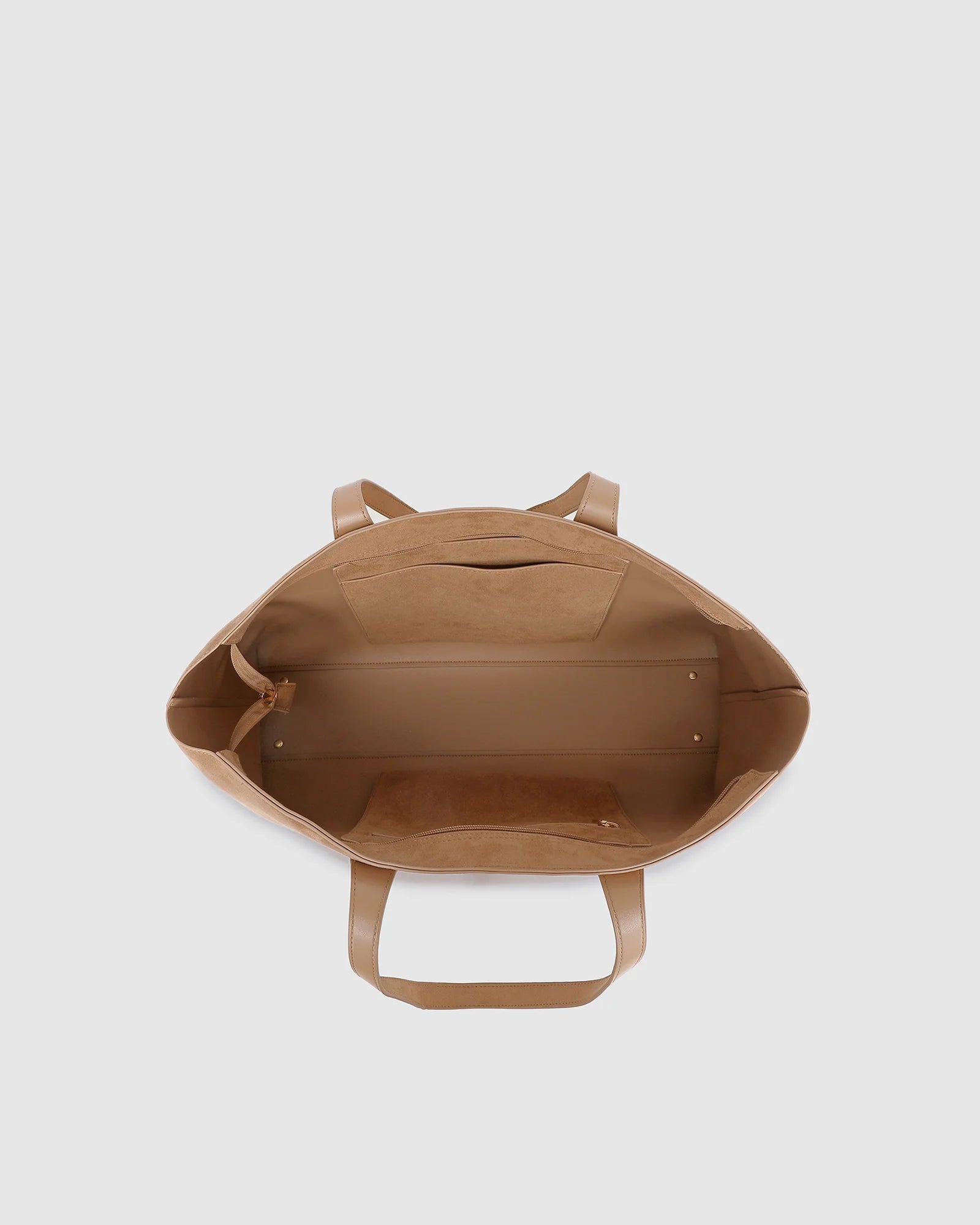 Elke Suedette Tote Bag- Honey