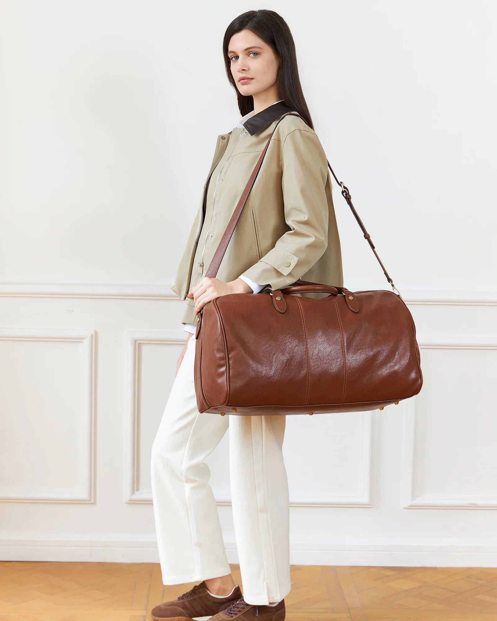 Cooper Travel Bag- Cognac - Presence Hamilton