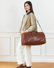 Cooper Travel Bag- Cognac - Presence Hamilton