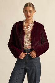 Dune Jacket- Berry - Presence Hamilton