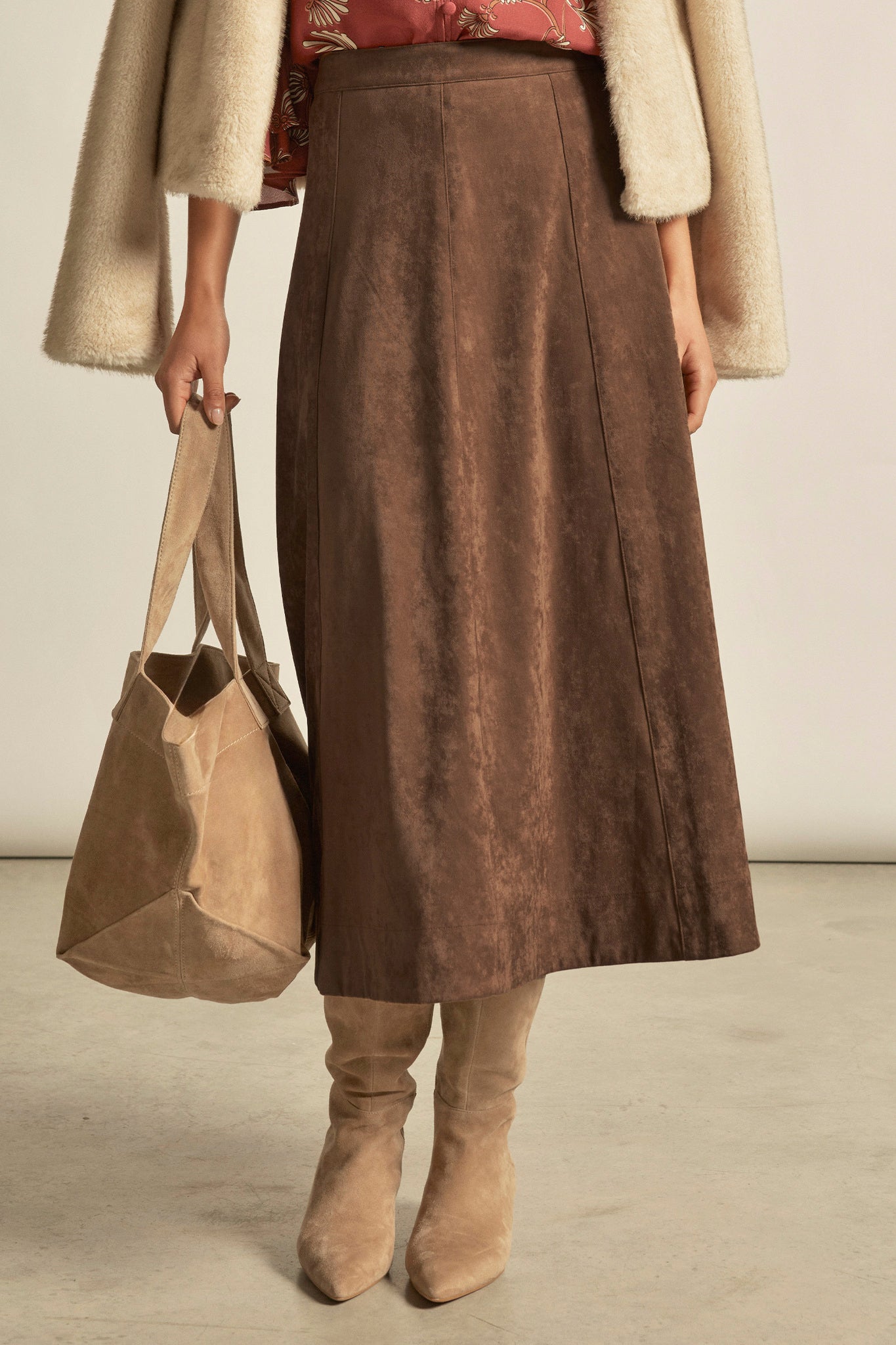 Stellar Skirt- Mocha - Presence Hamilton