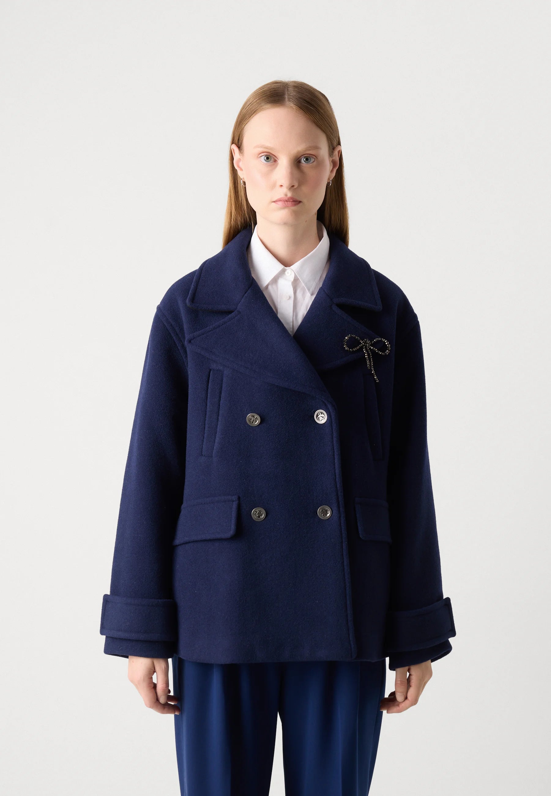 Mid Length Peacock Coat - Presence Hamilton