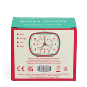 Retro Alarm Clock- Red