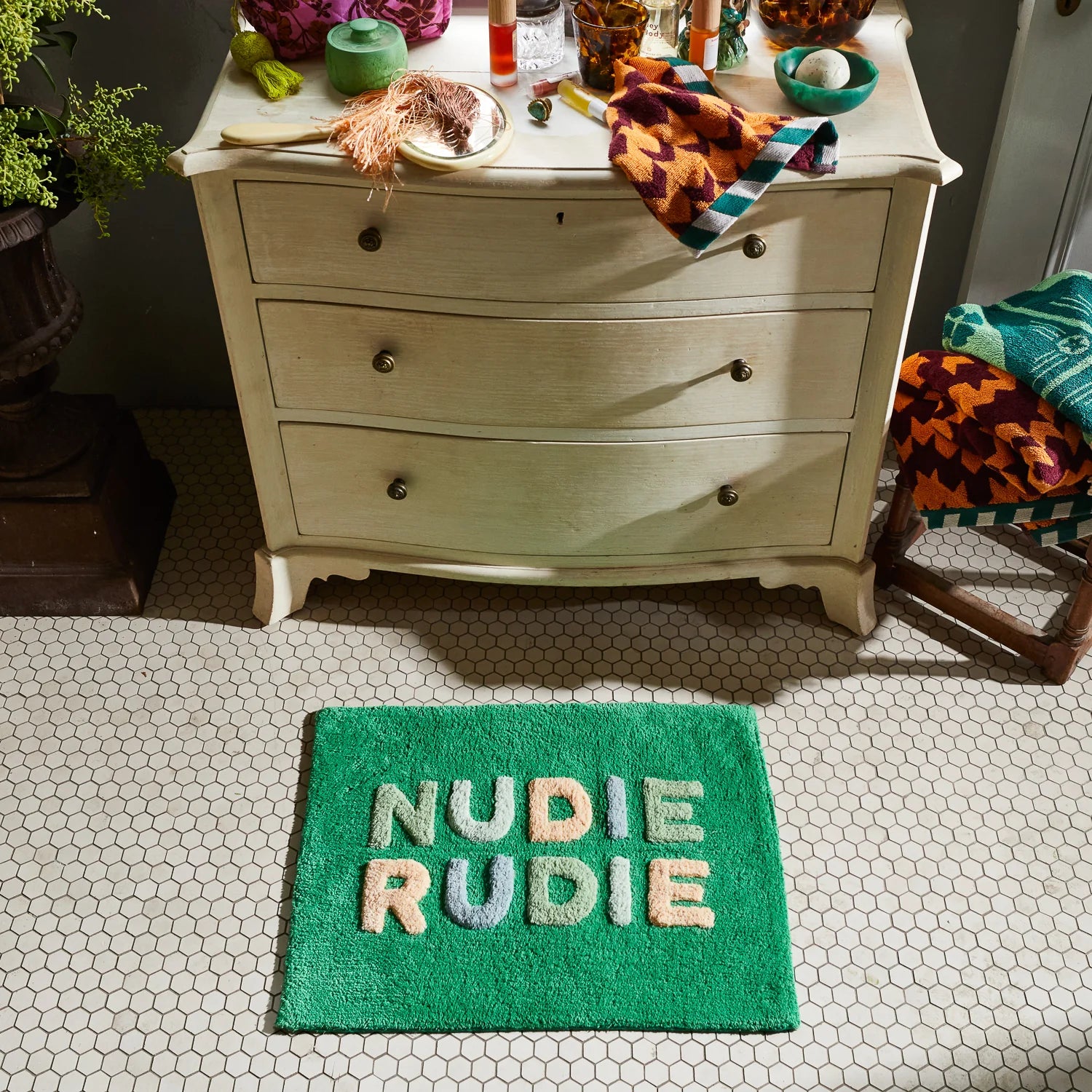 Nudie Rudie Bath Mat- Perilla