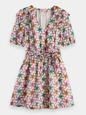 Ruffled Mini Dress