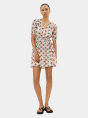 Ruffled Mini Dress