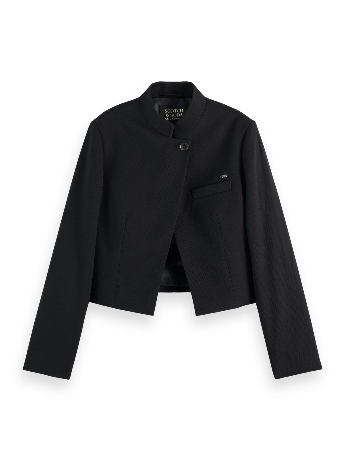 Cropped Tailored Blazer