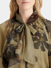 Tapestry Floral Tie Top