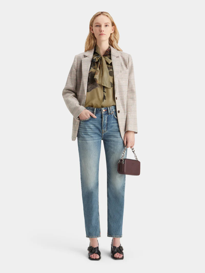 Tapestry Floral Tie Top