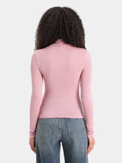 Roll Neck Long Sleeve Top