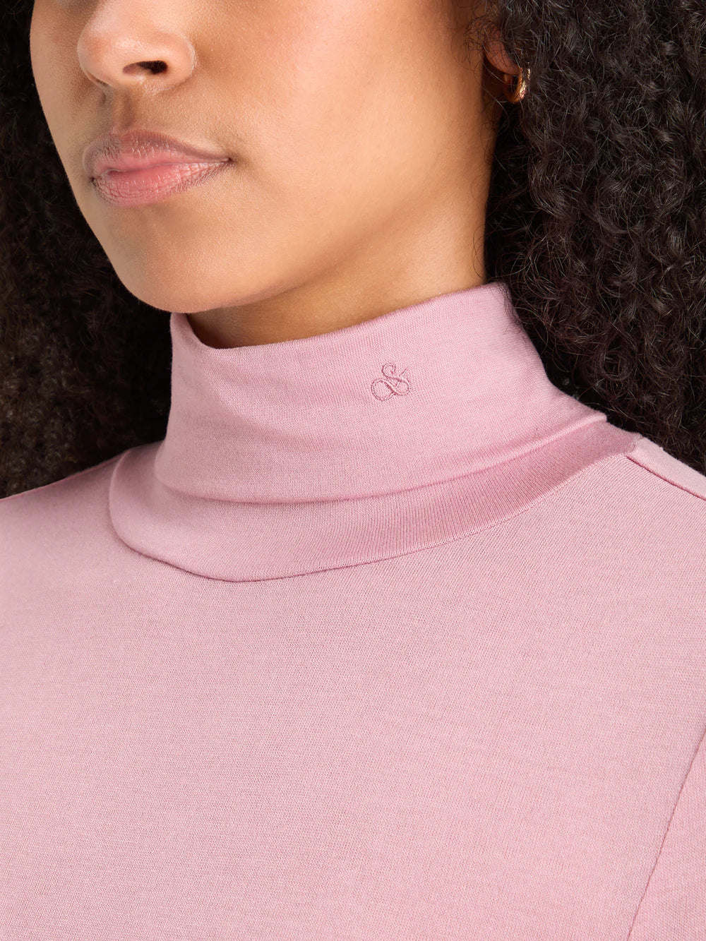 Roll Neck Long Sleeve Top
