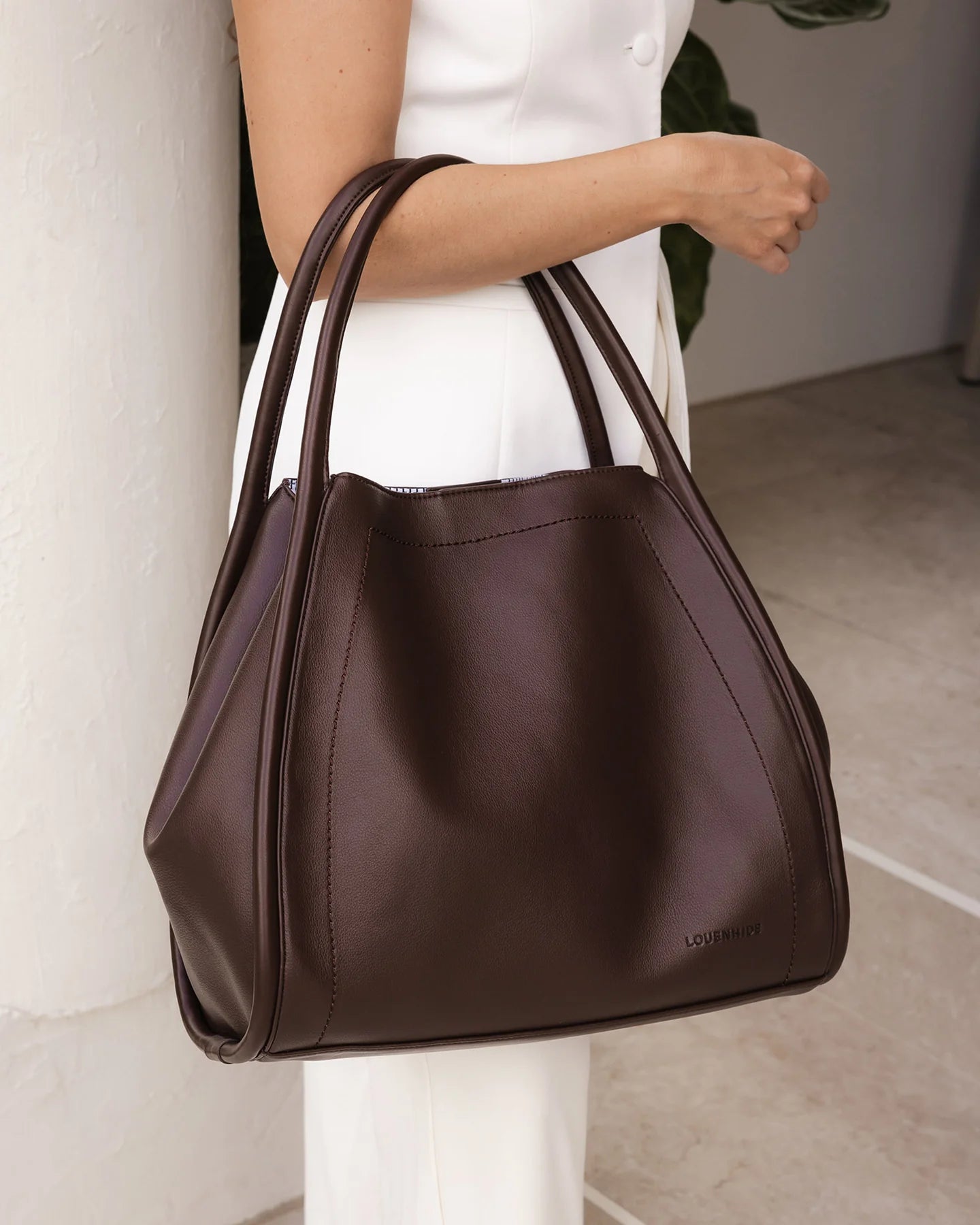 Sutton Shoulder Bag - Chocolate - Presence Hamilton
