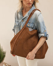 Sutton Suedette Shoulder Bag