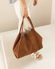 Sutton Suedette Shoulder Bag