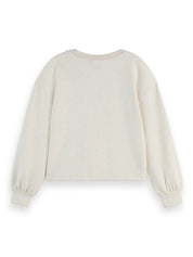 V-Neck Modal Sweatshirt