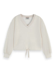 V-Neck Modal Sweatshirt