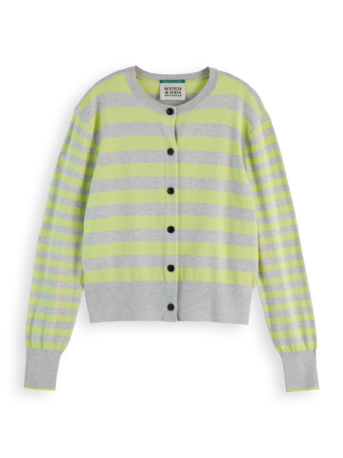 Crew Neck Relaxed Cardigan