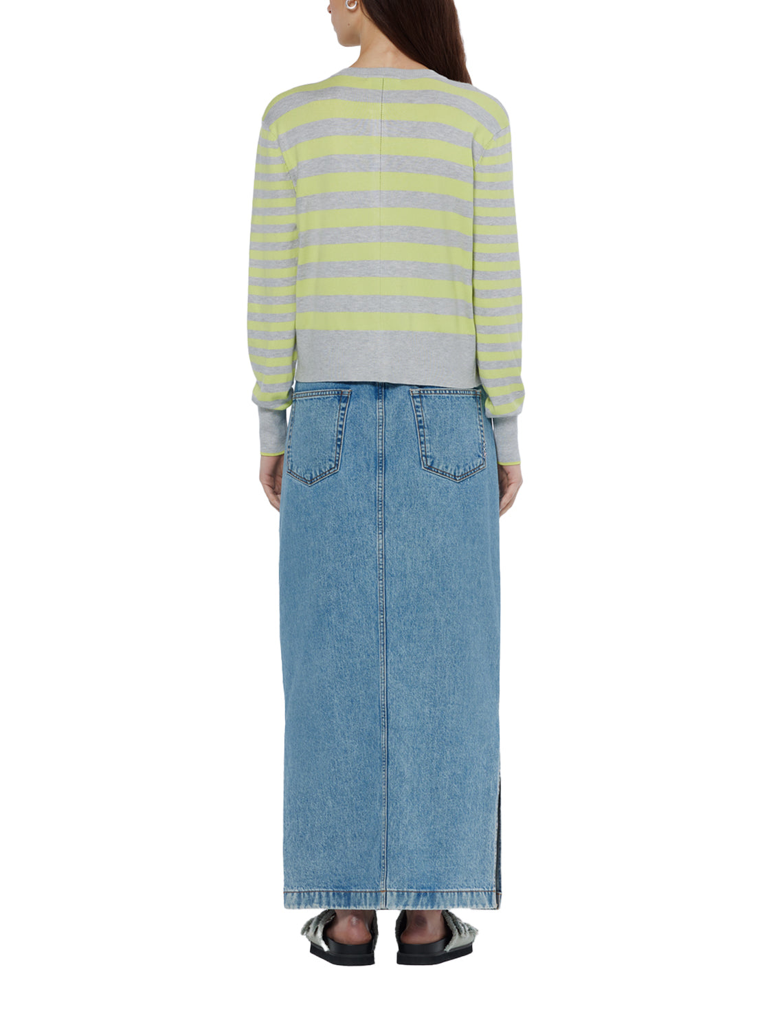 Crew Neck Relaxed Cardigan