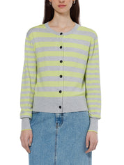 Crew Neck Relaxed Cardigan