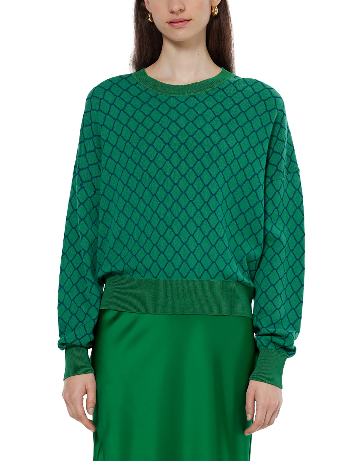 Jacquard Relaxed Pullover
