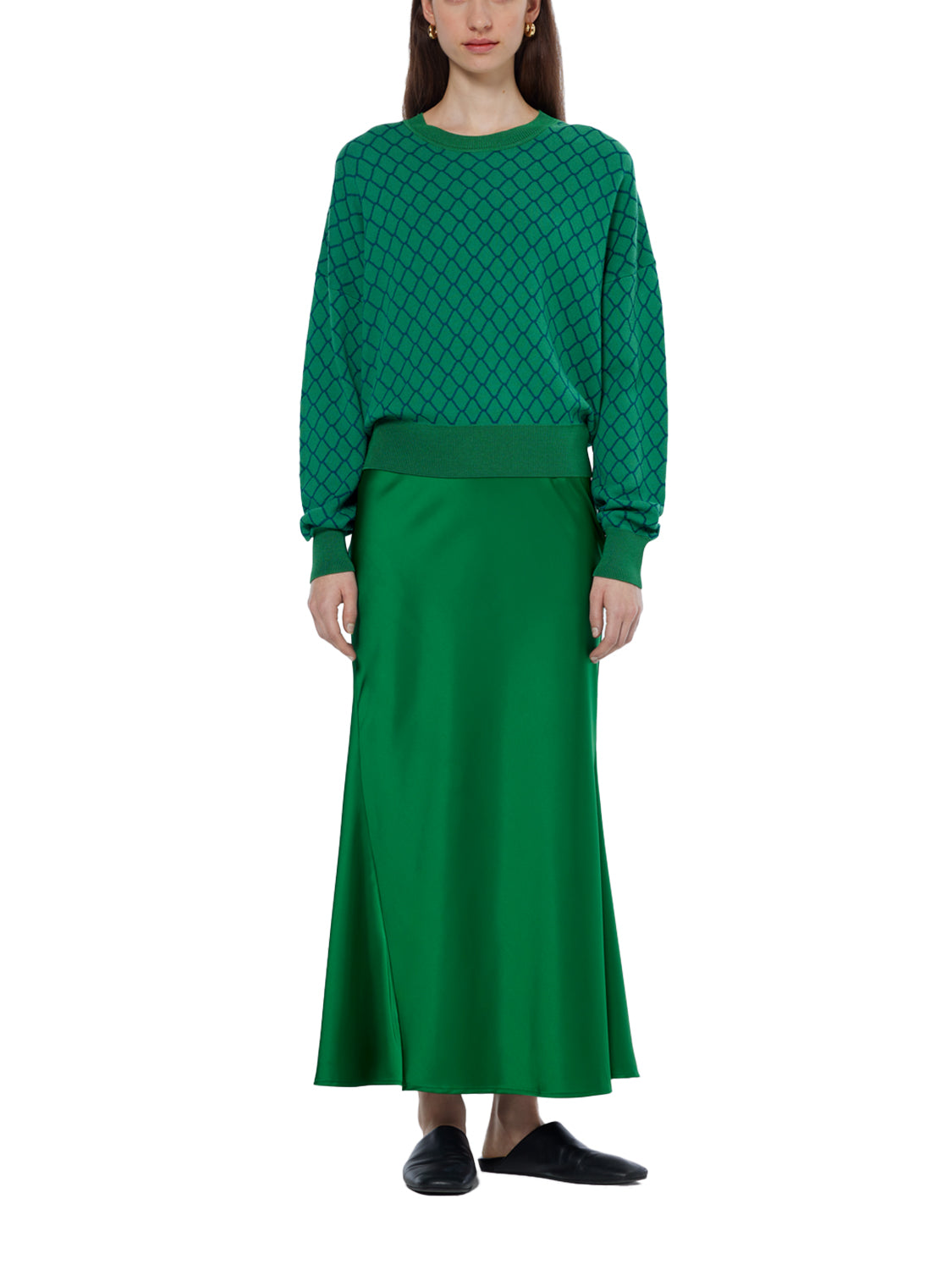 Jacquard Relaxed Pullover