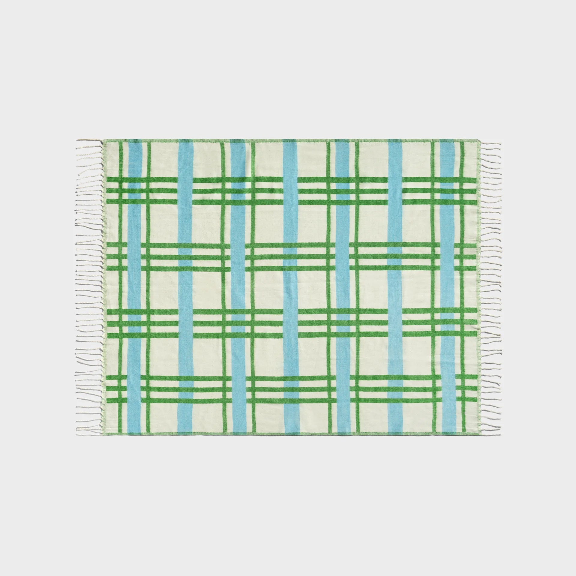 &KLEVERING Throw Plano Blue - Presence Hamilton