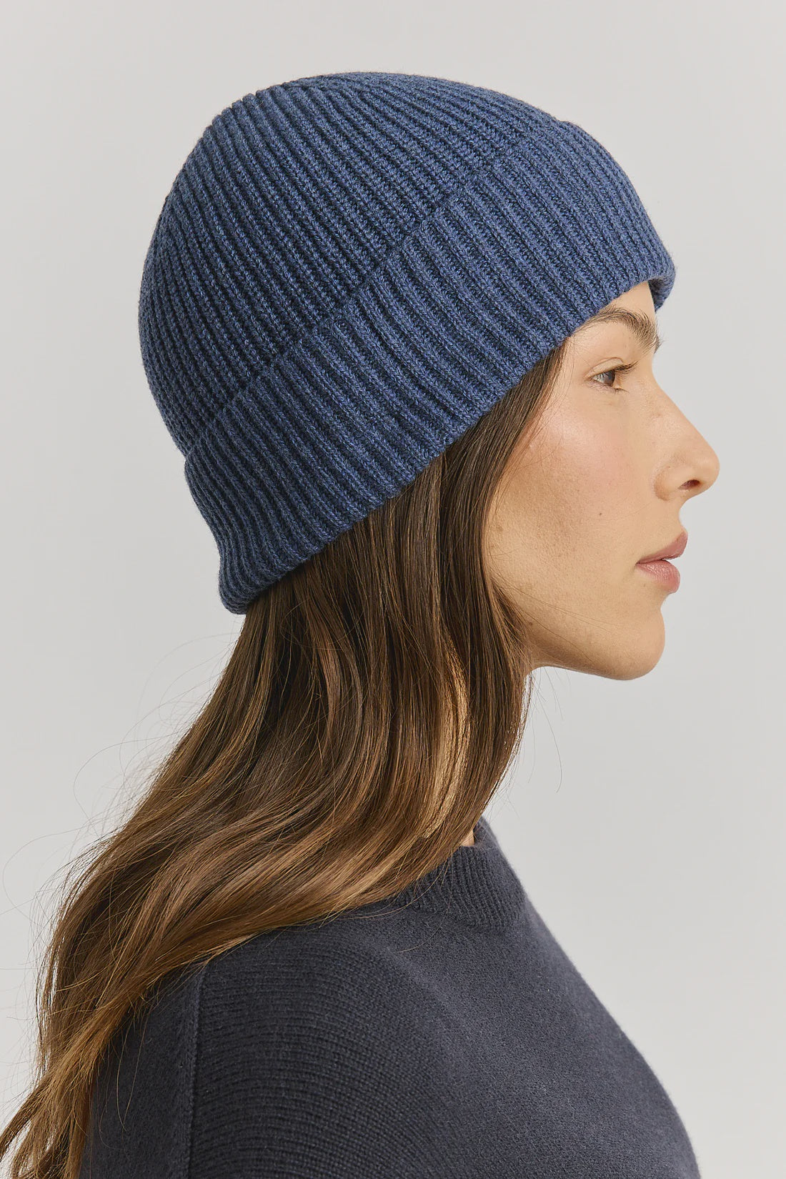 Fine Rib Beanie- Galaxy - Presence Hamilton