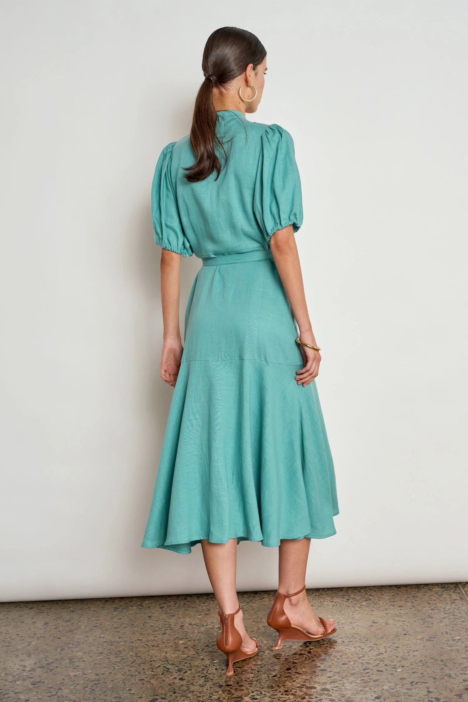 Cascade Dress- Pistachio - Presence Hamilton