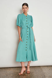 Cascade Dress- Pistachio - Presence Hamilton