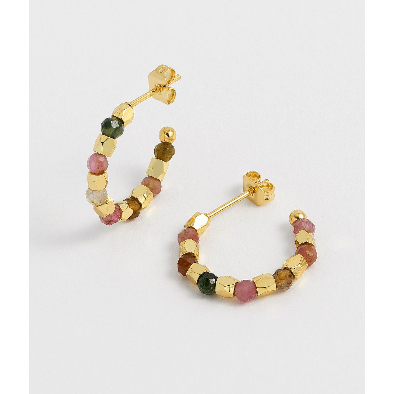 Coco & Tourmaline Hoop Earrings - Presence Hamilton