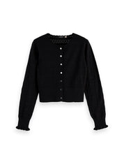 Pointelle Stitch Cardigan