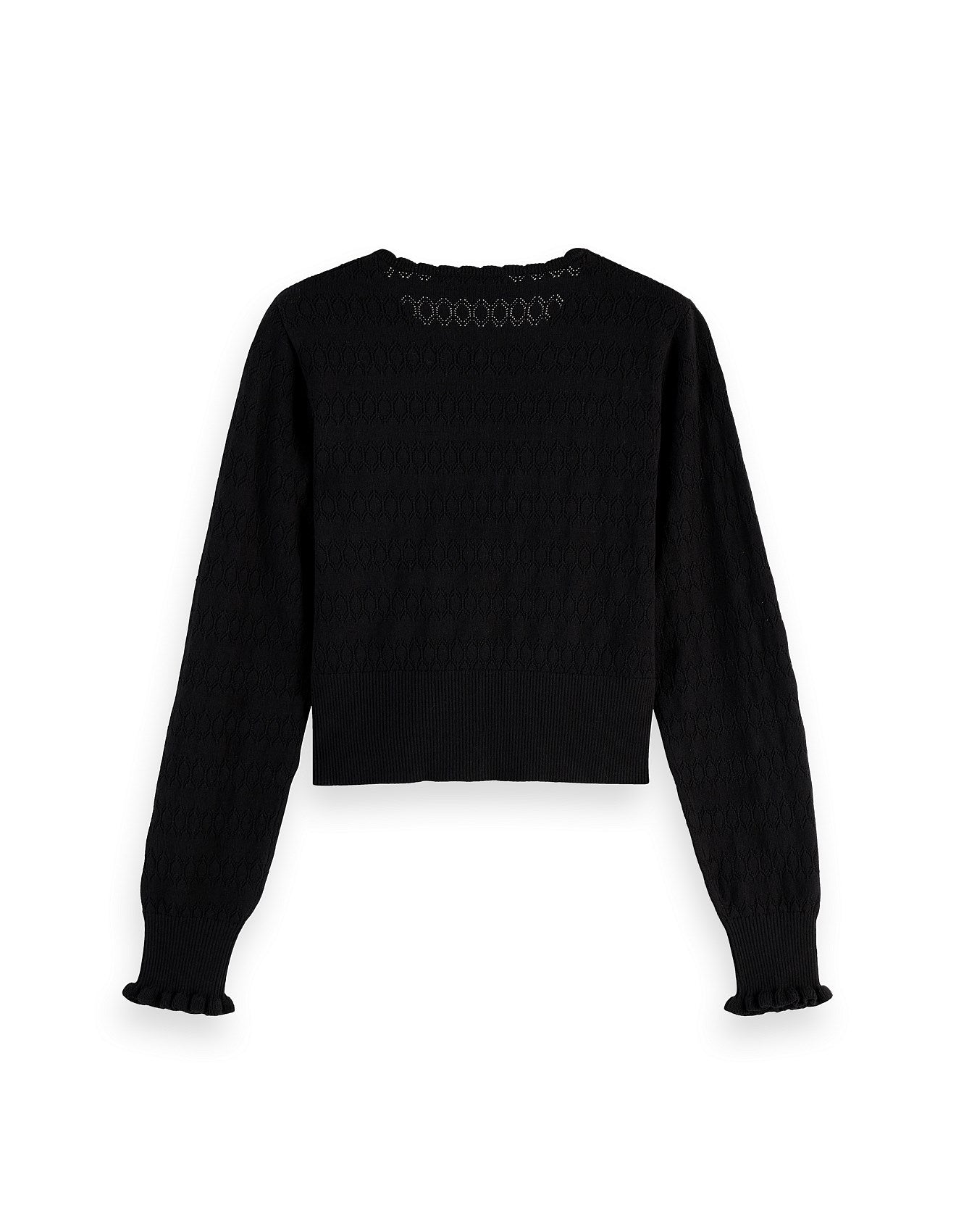 Pointelle Stitch Cardigan