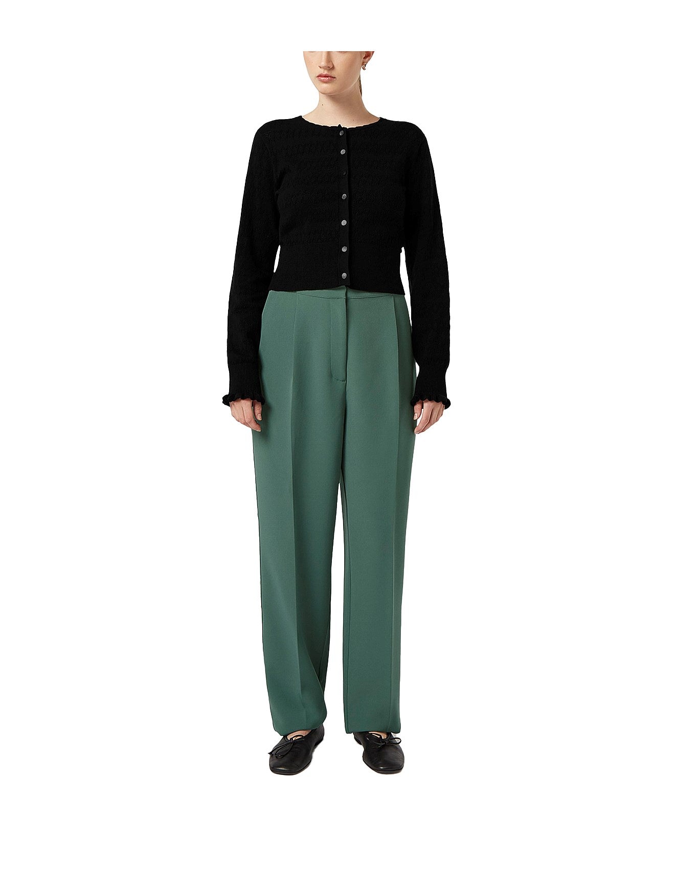 Pointelle Stitch Cardigan