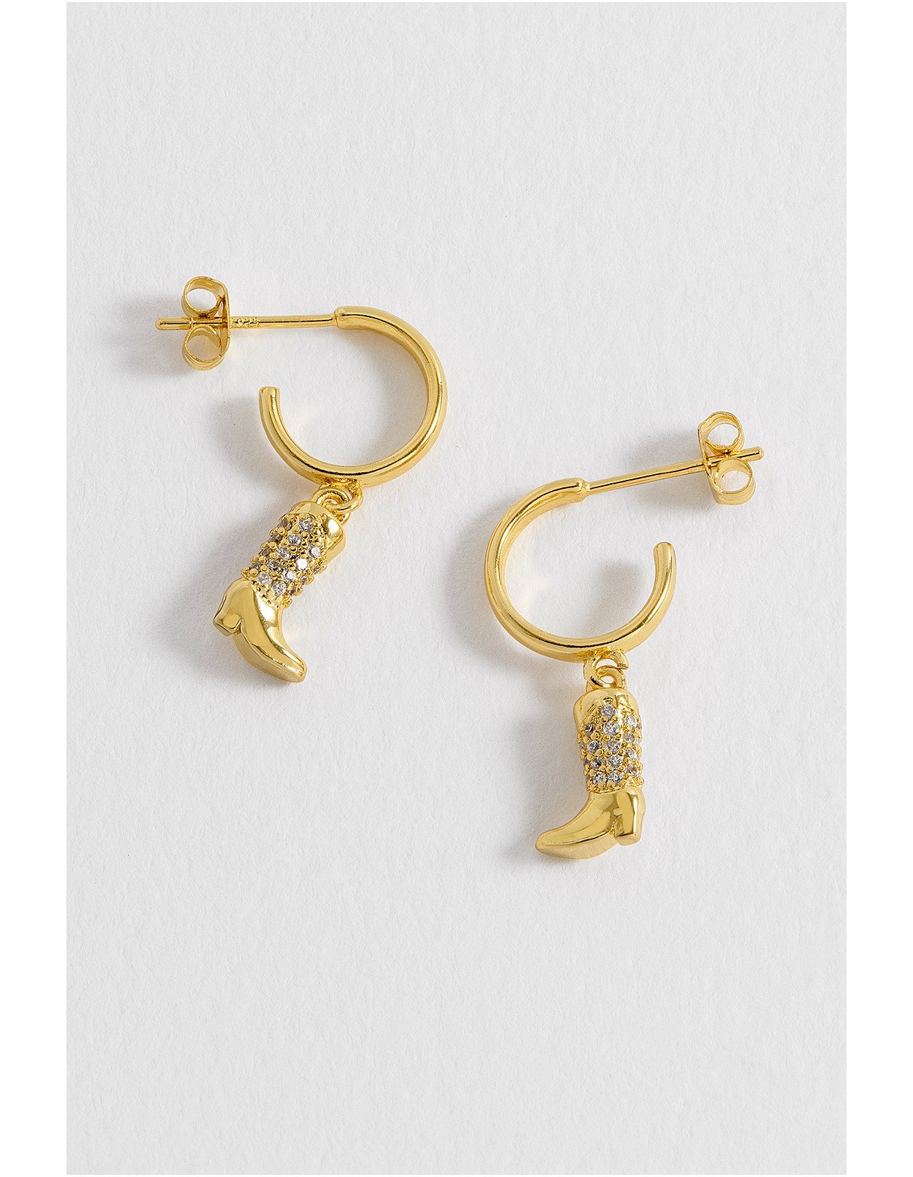 Cowboy Boot Hoop Earring - Presence Hamilton