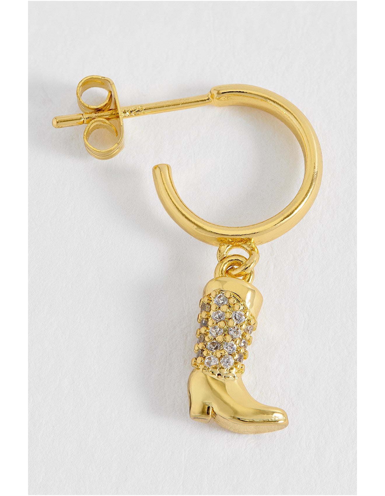 Cowboy Boot Hoop Earring - Presence Hamilton