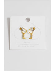 Cowboy Boot Hoop Earring