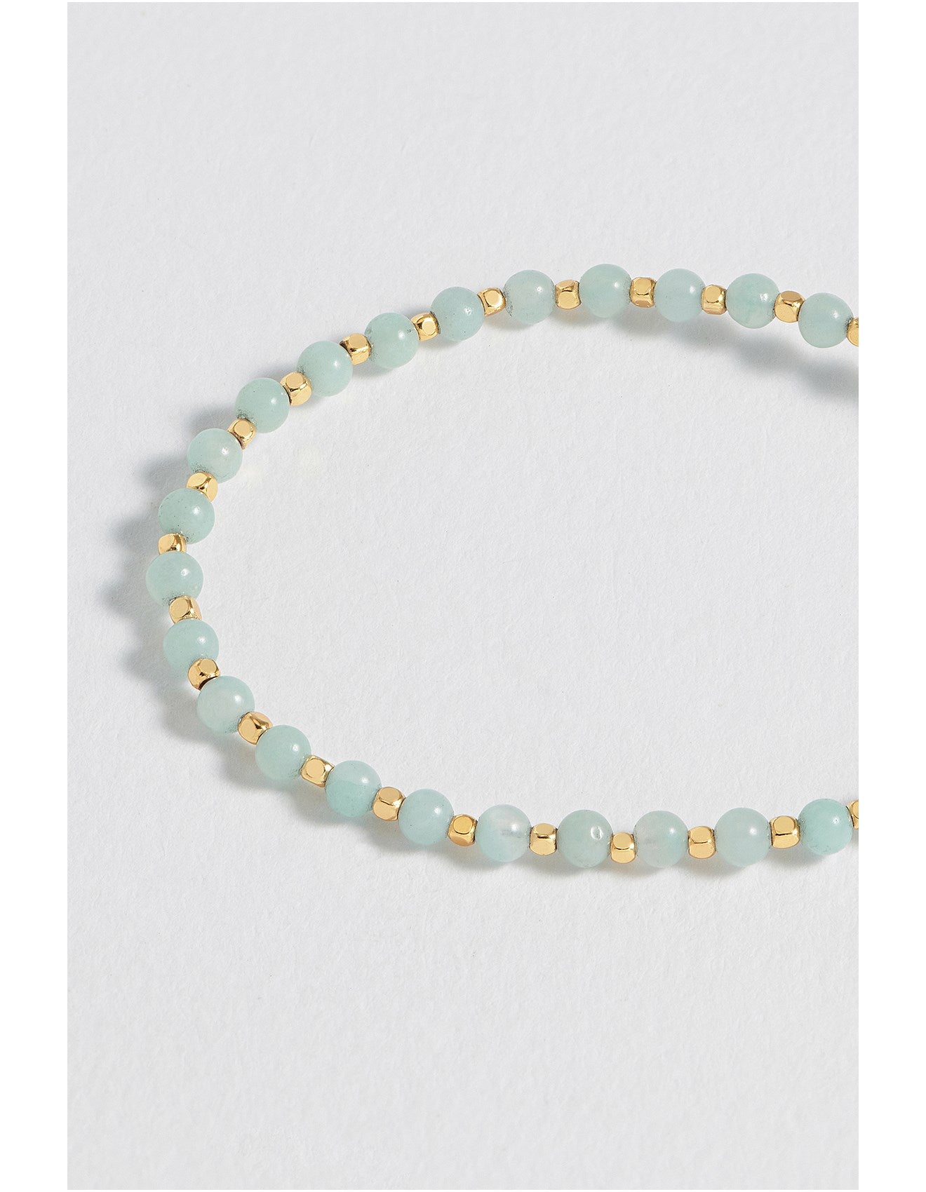 Amelia Bracelet Gold Plated - Amazonite