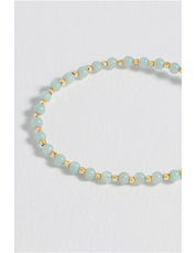 Amelia Bracelet Gold Plated - Amazonite