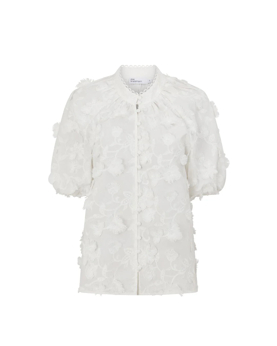 Solstice Top- Porcelain Broderie
