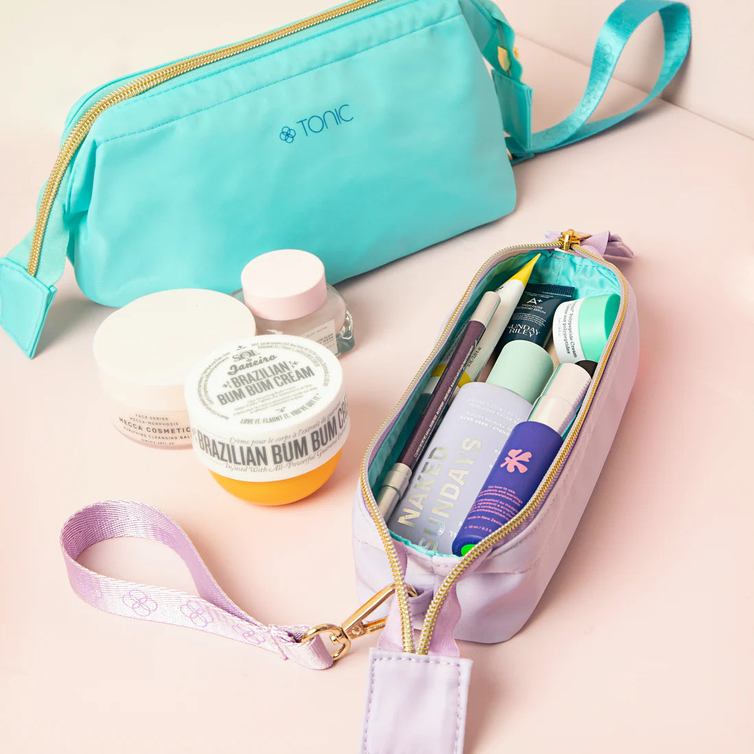 Splash Small Makeup Bag - Lilac